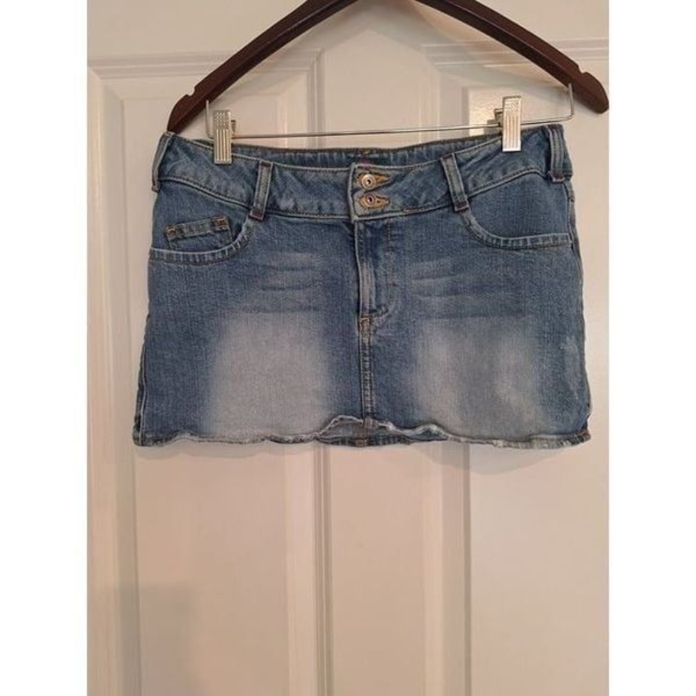 Vintage Fiorucci Denim Mini Skirt,‎ Size 9